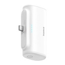 PowerBank Baseus Compact 5000Mah, 20W, USB-C (White)