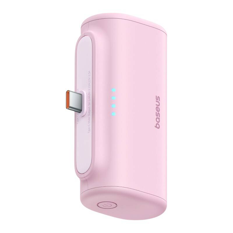 PowerBank Baseus Compact USB-C 5000Mah, 20W (ružičasta)
