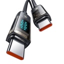 McDodo CA-3611 USB-C na USB-C kabel, automatsko isključivanje, PD 100W, 1,8m (crno)