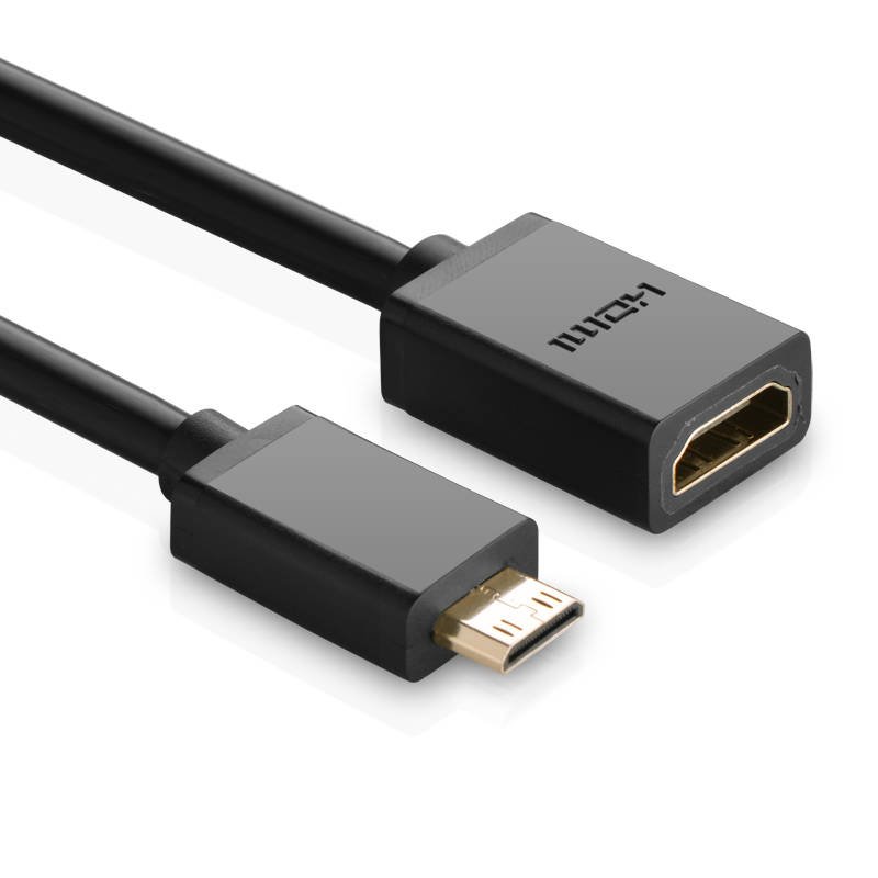 UGREEN 20137 adapter Mini HDMI na HDMI, 22 cm (crni)