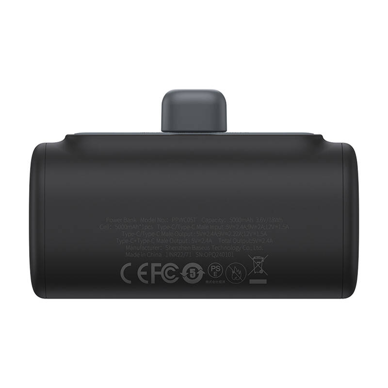 PowerBank OS-Baseus Compact IP 5000Mah 20W (crno)