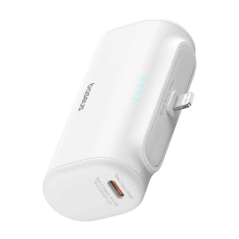 PowerBank OS-Baseus Compact IP 5000Mah 20W (bijelo)