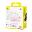 PowerBank OS-Baseus Compact IP 5000Mah 20W (ružičasta)