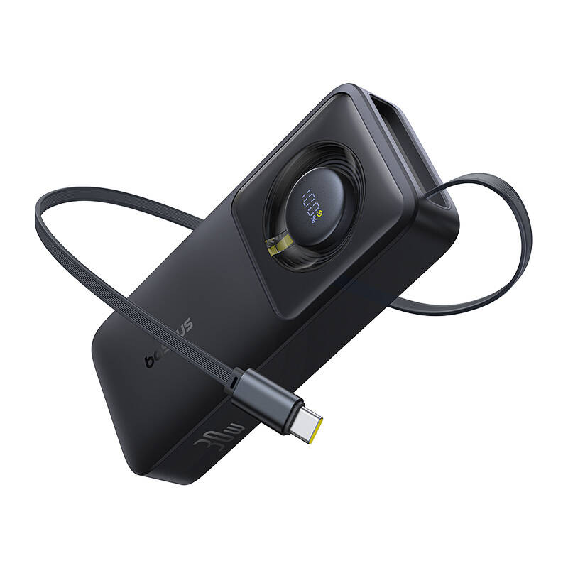 PowerBank Baseus OS Free2Pull 10000mah 30W +kabel (crni)