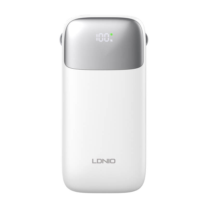 PowerBank LDNIO PQ20 22.5W 20.000Mah USB-C, Lightning (White)
