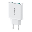 Joyroom Mains Charger JR-TCF14 (A+C) Super Slim 20W (White)