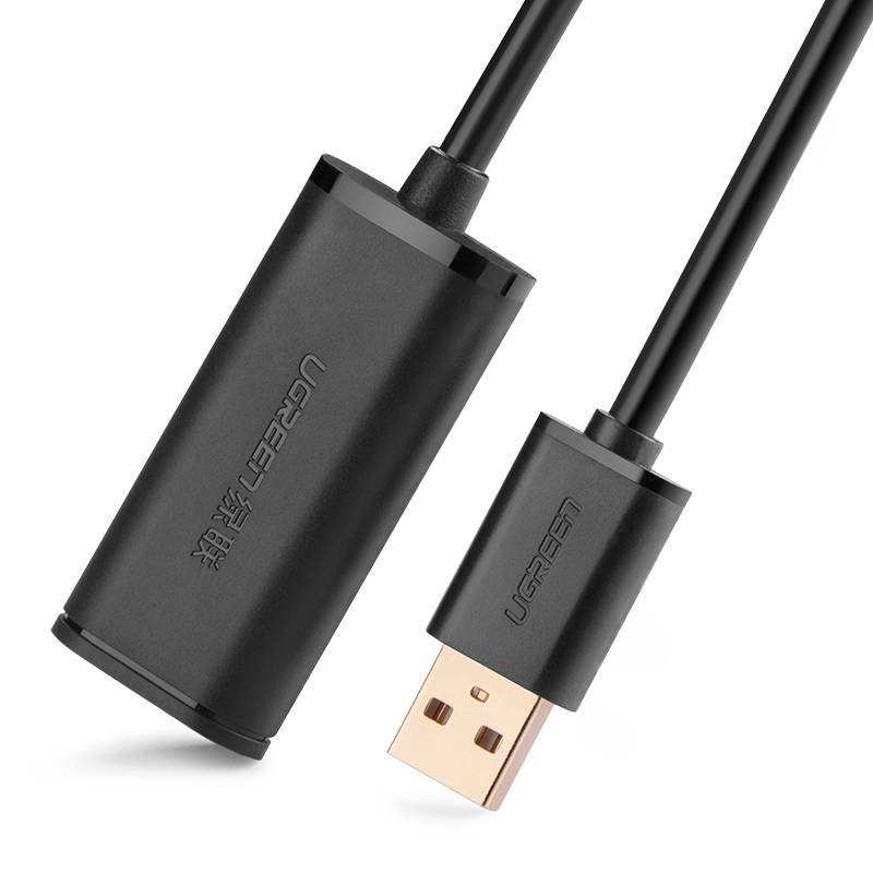 USB 2.0 produžni kabel UGREEN US121, aktivni, 5m (crni)