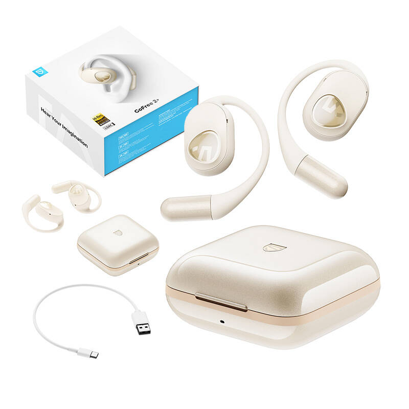 TWS SoundPeats Gofree2+ slušalice (bijele)