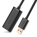 USB 2.0 produžni kabel UGREEN US121, aktivni, 10m (crni)