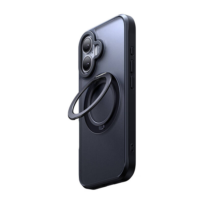 MCDODO PC-4930 magsafe futrola za iPhone 16 sa stajalicom (crna)