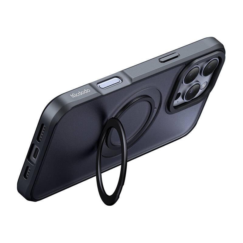 MCDODO PC-4933 Magsafe futrola za iPhone 16 Pro Max sa stajalicom (crna)