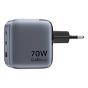 Gan ventin usb-c+c+a 70W punjač (sivi)