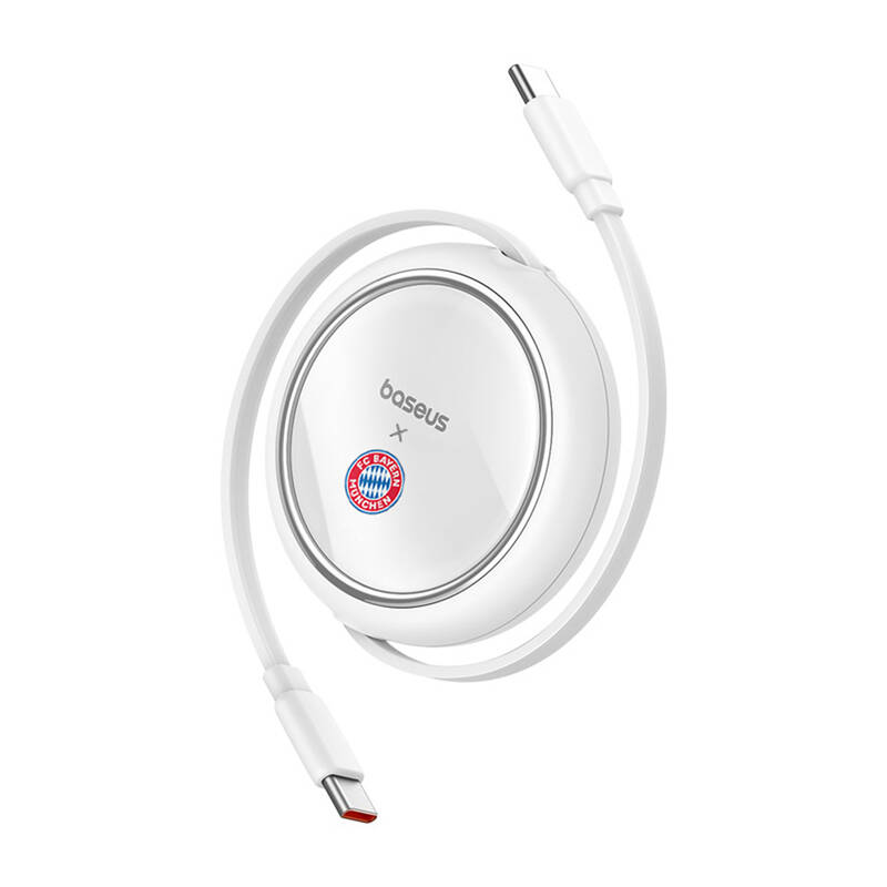 Baseus USB-C do USB-C 100W kabela za punjenje (bijelo) Bayern Edition