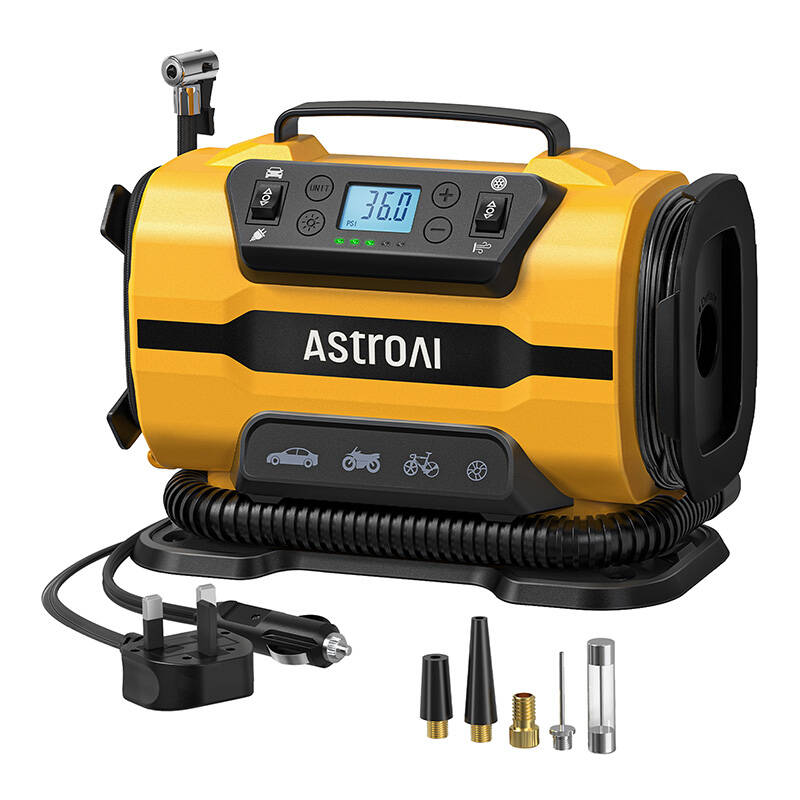 Astroai ATJ-8366 150 PSI 12V DC/110V AC prijenosni kompresor kotača