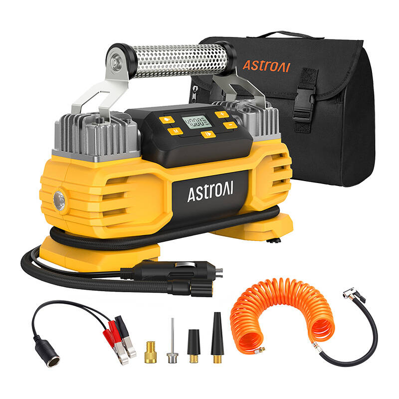 Dua Astroai Airun T2 160 PSI Kompresor s teškim gumama