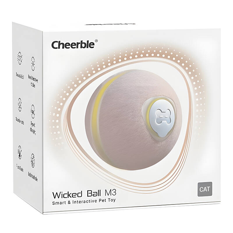 Interaktivna životinja navijača Wicked Ball M3 (bež)