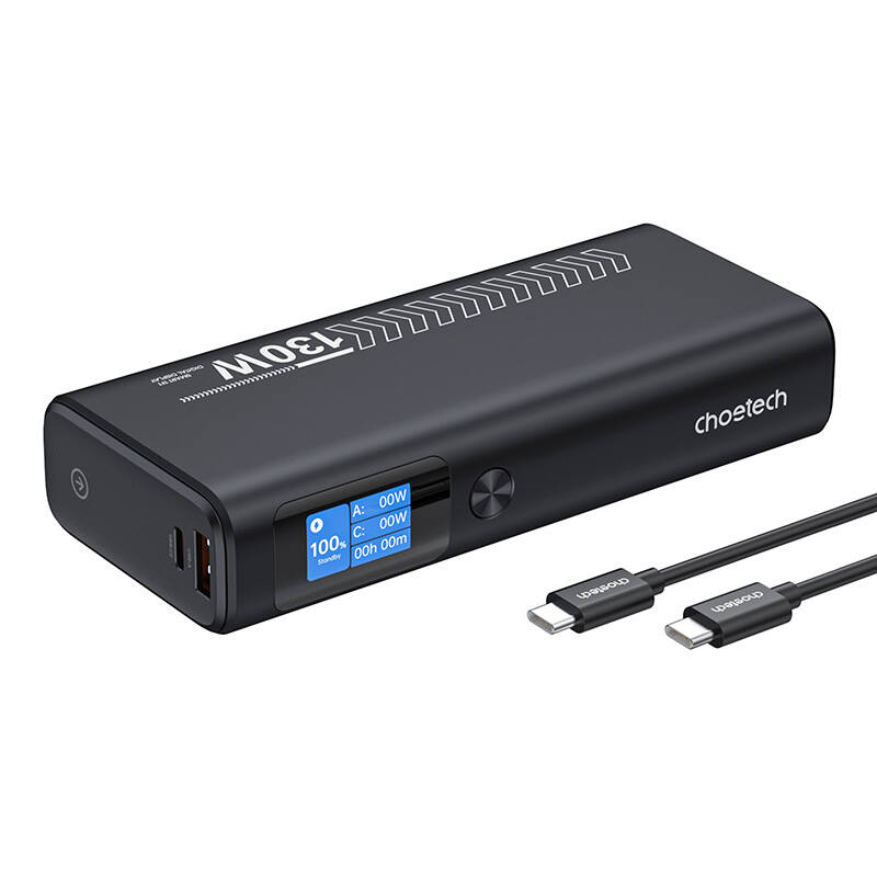 Power Bank Choetech B702 20000Mah PD100W 2C1A (siva)