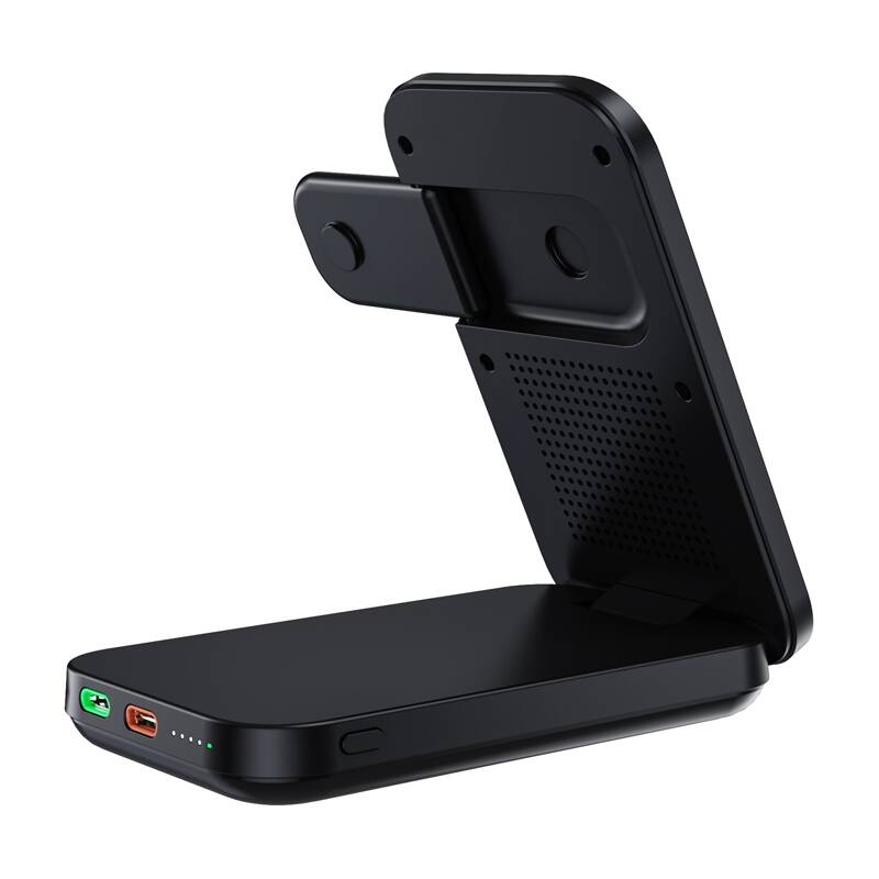 3in1 Mag Charger držač Choetech B750 10000mah Qi2 (crno)