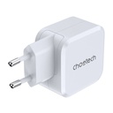 PD8007 USB-C PD45W CHOETECH EU (WHITE)