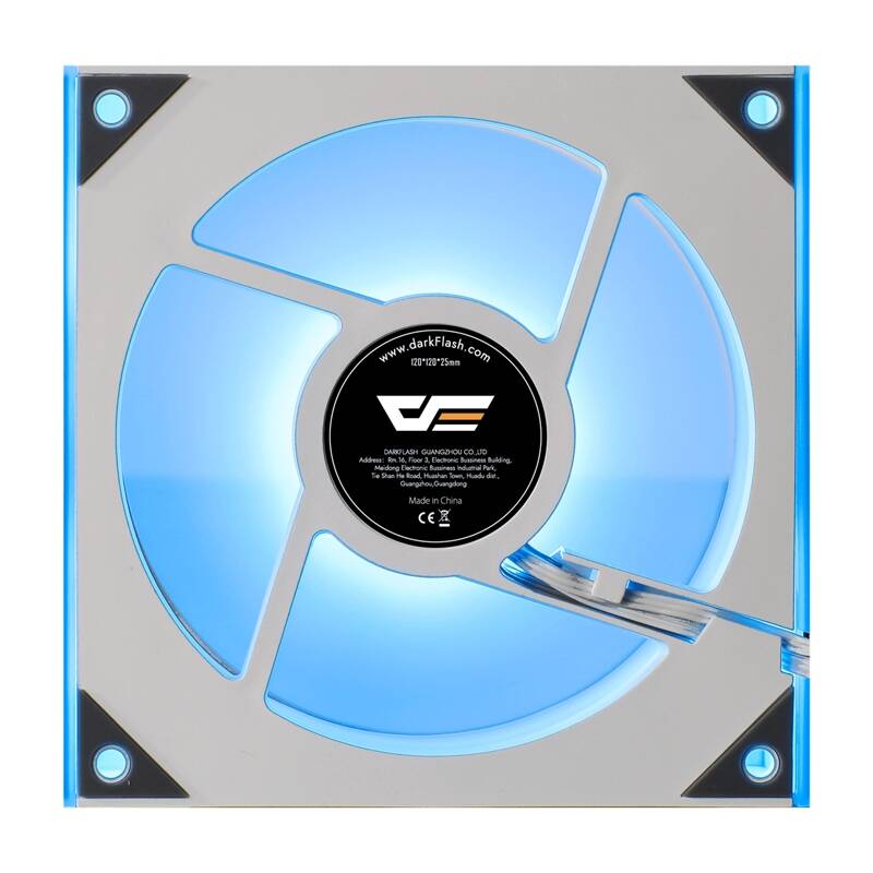 DarkFlash DM8 ArgB ventilator za hlađenje (bijela)