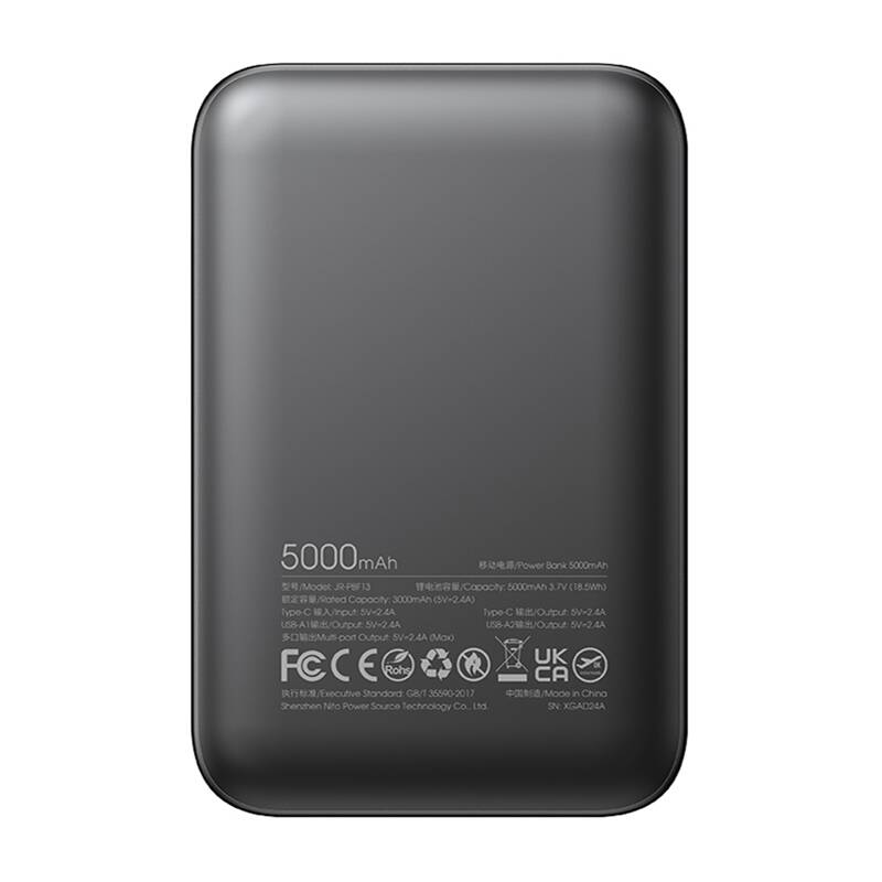 Joyroom Powerbank JR-PBF13; 2,4A LED, 5000mAh (crno)