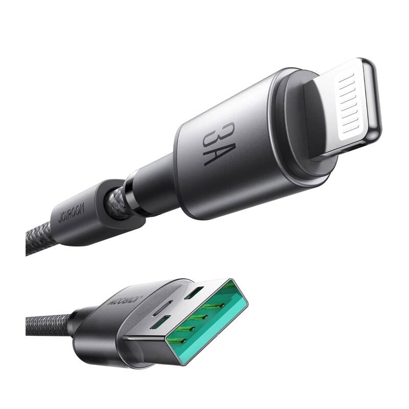 Kabel Joyroom S -A50 Unlimited 3A USB - Lightning 1,2m Szary