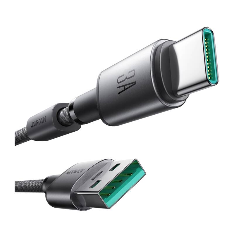 Kabel USB-USB-C Joyroom S-A50 neograničeno 3A 1,2m Szary