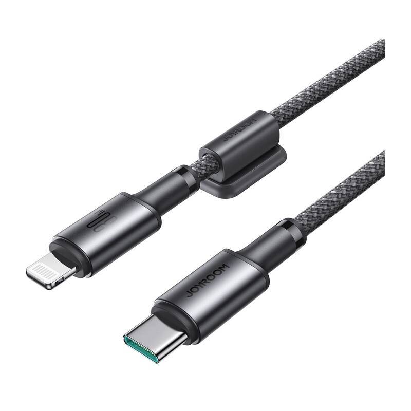 Kabel USB-C Lightning Joyroom 30W, 1,2m Szary