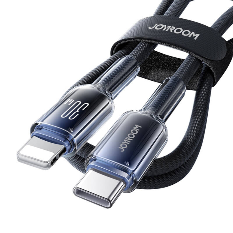 Kabel USB-C Lightning Joyroom S-A42 30W 1,2m Czarny