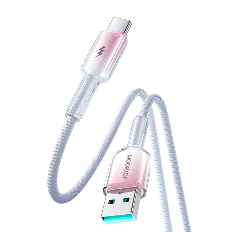 Joyroom S-A42 3A USB-A USB-C kabel 1,2m Biały