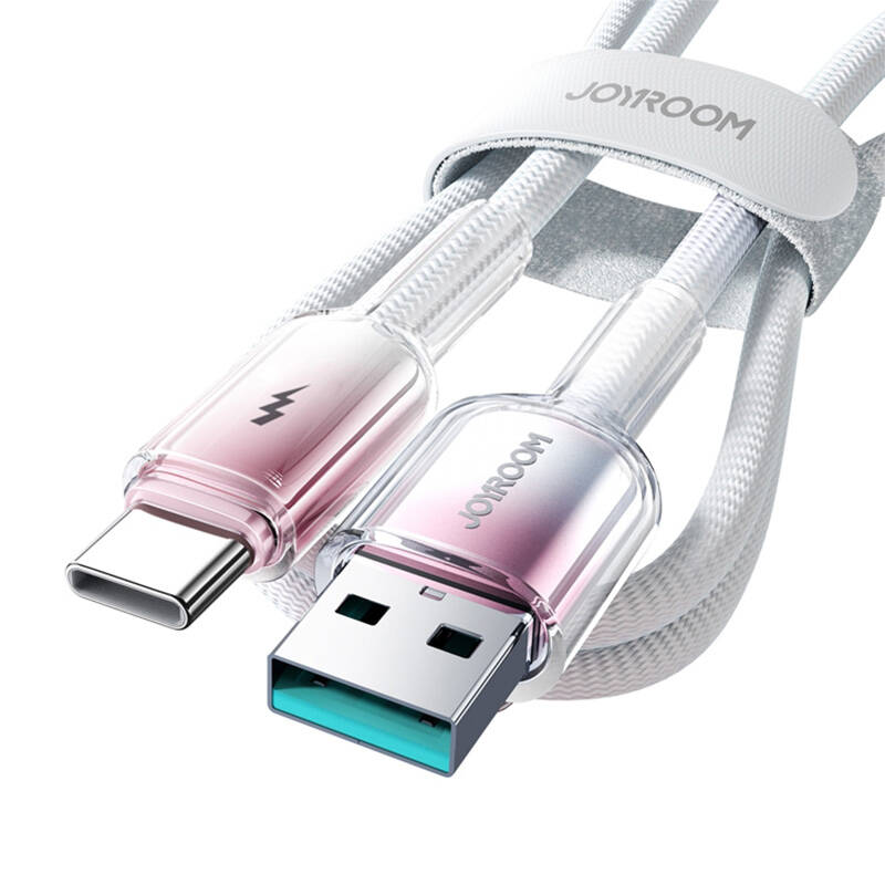Joyroom S-A42 3A USB-A USB-C kabel 1,2m Biały