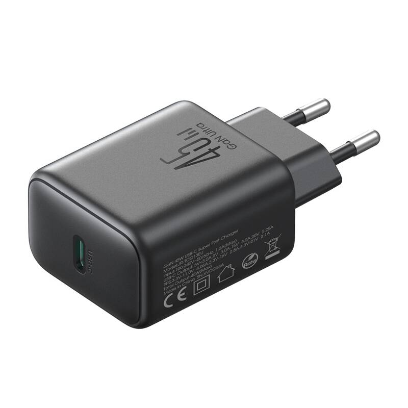 Joyroom Charger JR-TCG13 45W Gan Black (EU)