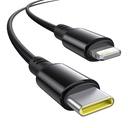 60W Baseus USB-C punjač automobila + Lightning kabel (crni)