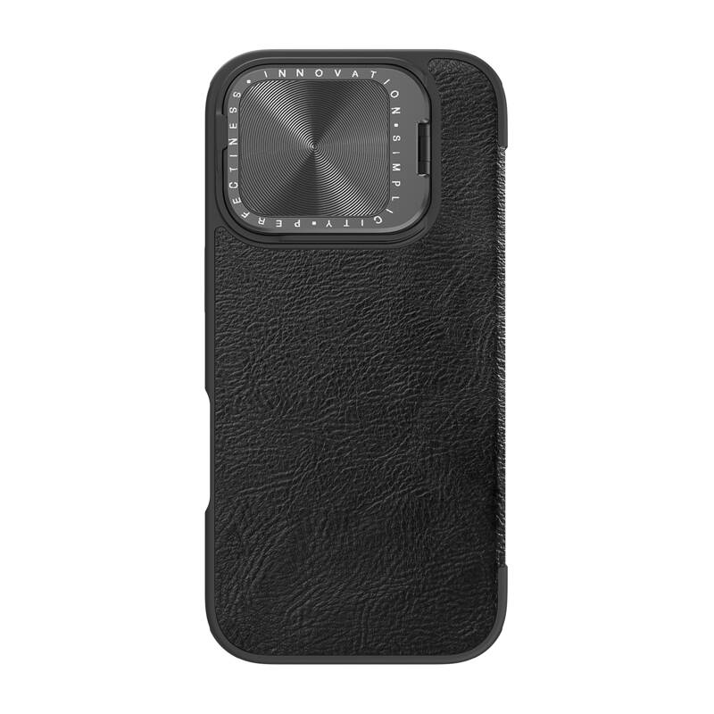 Nillkin Qin Prop Leather Iphone 16 (crna)