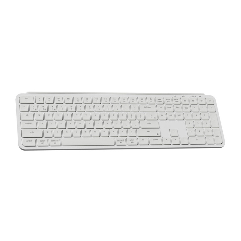 Ultra Slim Keychron B6 Pro 2.4G bežična tipkovnica (bijela) [B6P-K8].