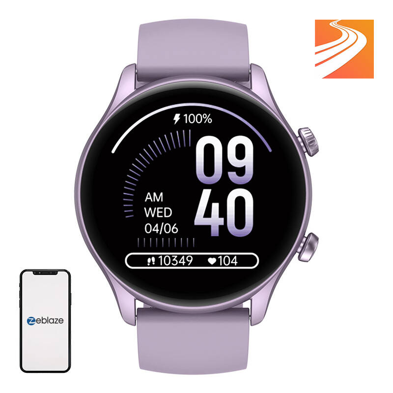 ZEBLAZE BTALK 3 Plus Smartwatch (Purple)