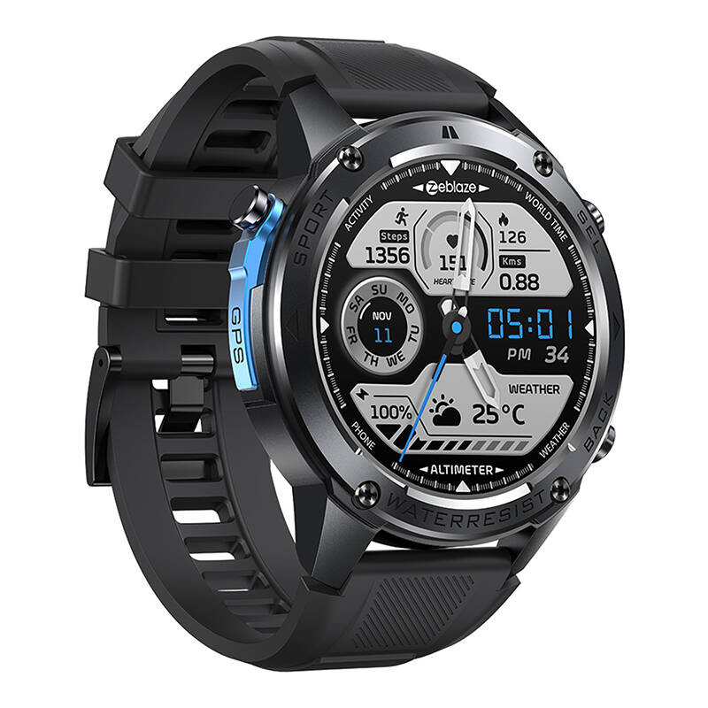 ZEBLAZE STRATOS 2 Ultra Smartwatch (Black)