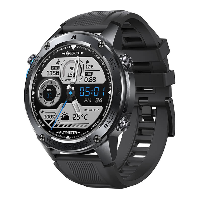 ZEBLAZE STRATOS 2 Ultra Smartwatch (Black)