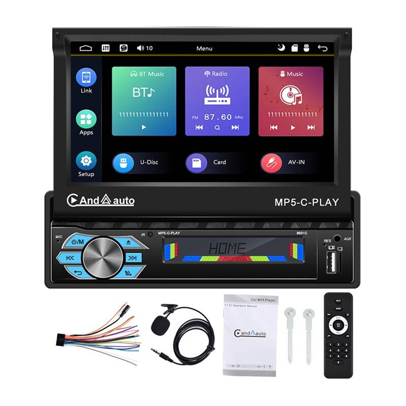 Monitor automobila 9.0 "Podofo A3012 CarPlay & Android Auto, Bluetooth, GPS, WiFi, USB