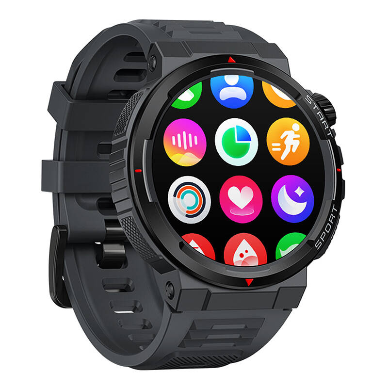 ZEBLAZE ARES 3 PLUS SMARTWATCH (Black)