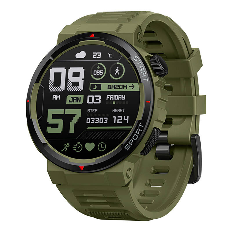 ZEBLAZE ARES 3 PLUS SMARTWATCH (GREEN)