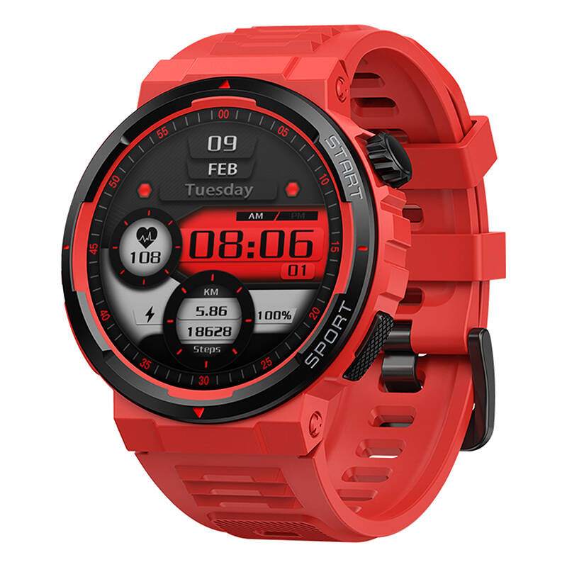 ZEBLAZE ARES 3 PLUS SMARTWATCH (CRVENI)