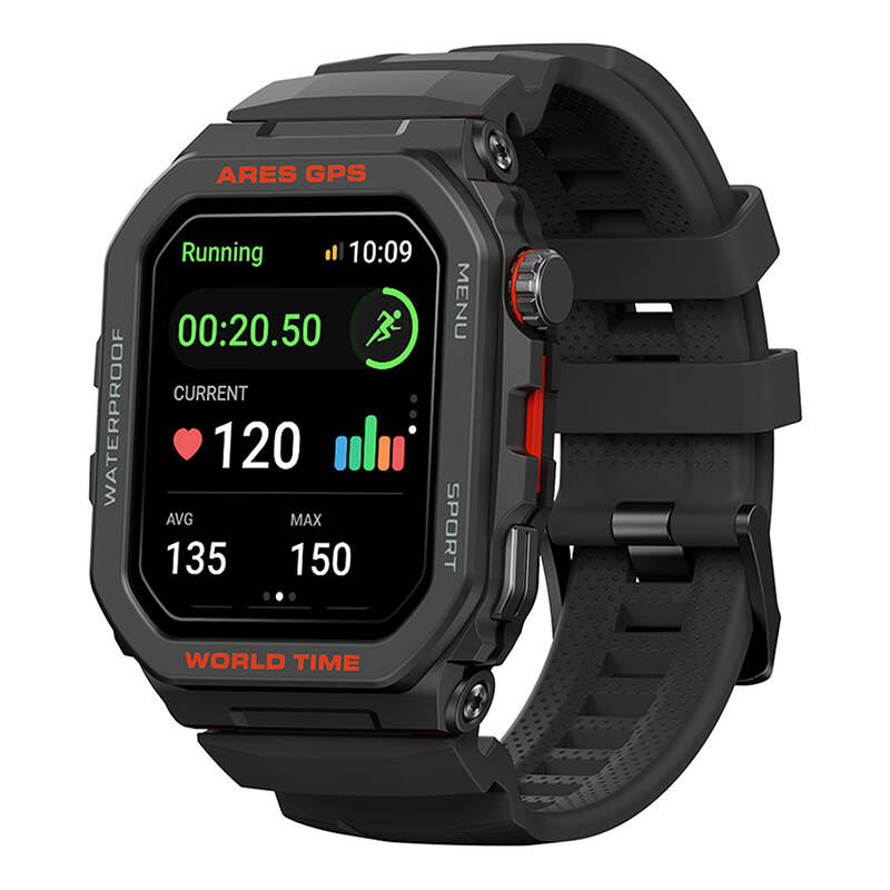 ZEBLAZE ARES GPS SMARTWATCH (Black)