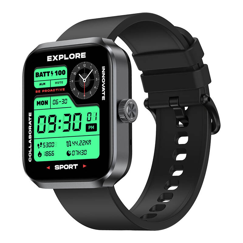 Zeblaze iznad 3 plus pametni sat (crni)