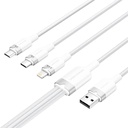 USB 2.0 A do 3in1 3A kabelska opcija CTPWG 1,5m (bijela)