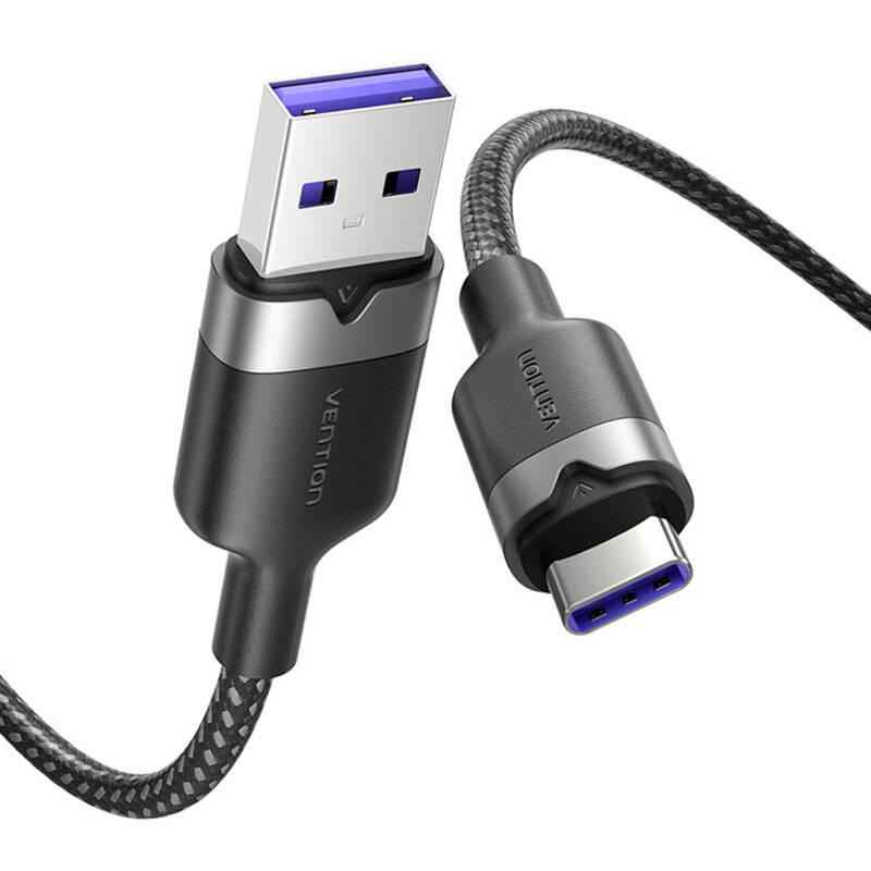 USB 2.0 A do USB-C 6A VENTION CTOBH 2M kabela (crna)