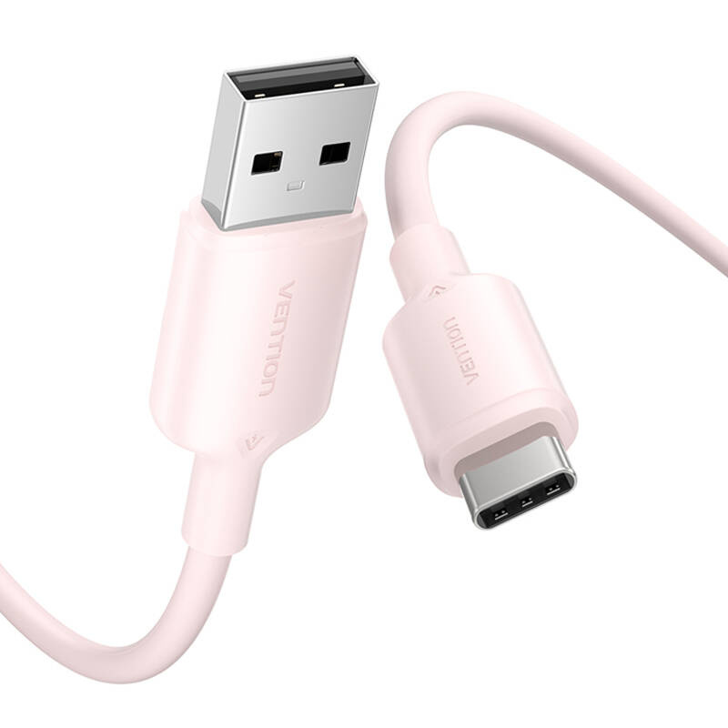 USB 2.0 A do USB-C 3A kabelska opntons ctqph 2m (ružičasta)