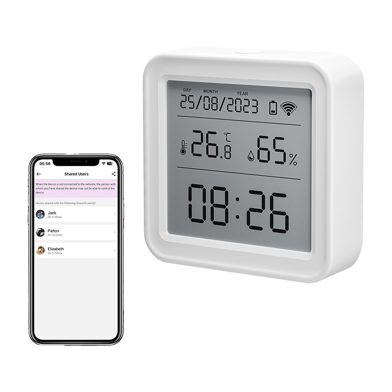 Zigbee Gosund ST17 LCD senzor pametne temperature i vlage tuya