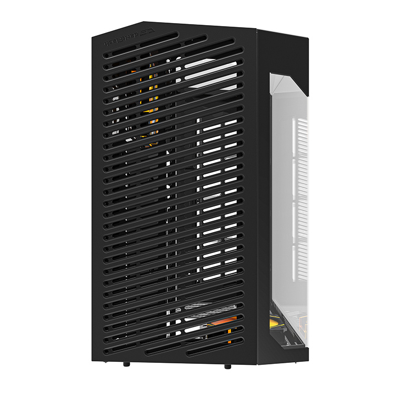 Darkflash DY470 računalna futrola (crna) + 4 ventilatora + GPU nosač