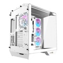 Darkflash DY470 računalna futrola (bijela) + 4 ventilatora + GPU nosač